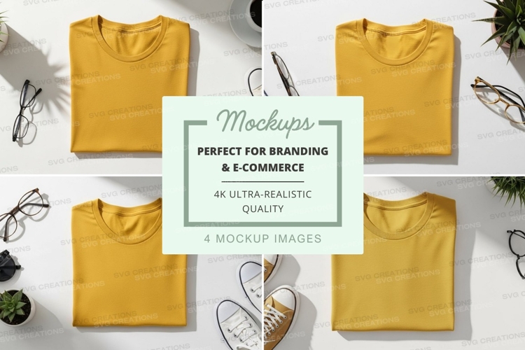 White Tshirt Mockup Image 9