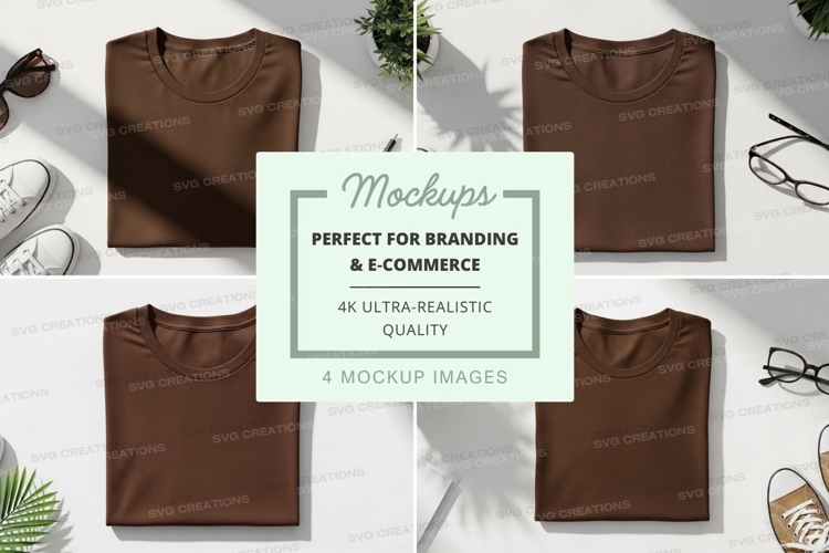 White Tshirt Mockup Image 8