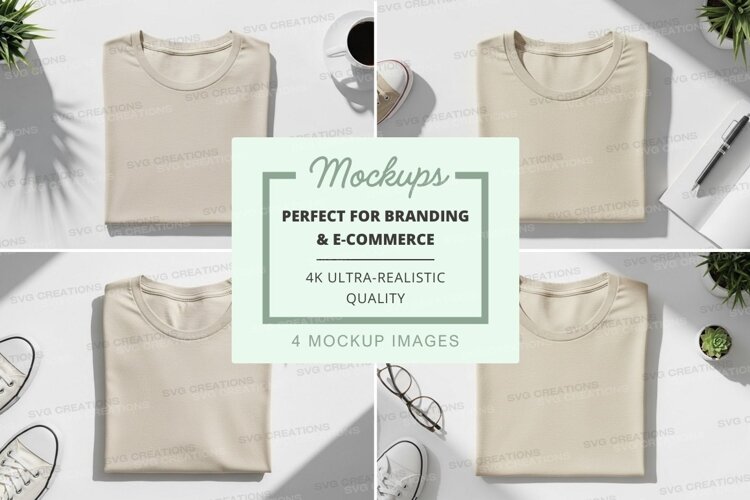Minimalist t-shirt mockup example image 1