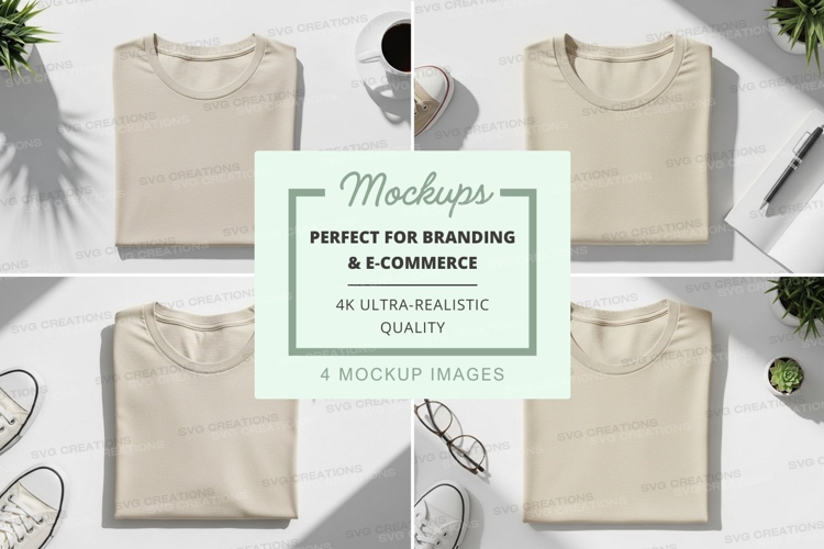 Minimalist t-shirt mockup