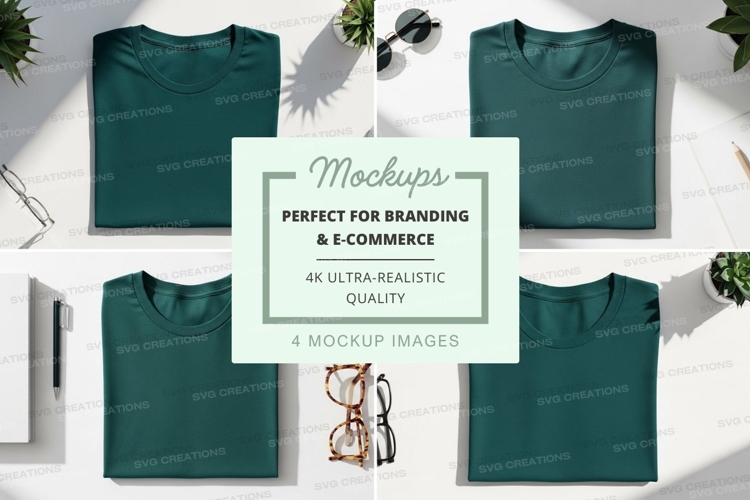 White Tshirt Mockup Image 7