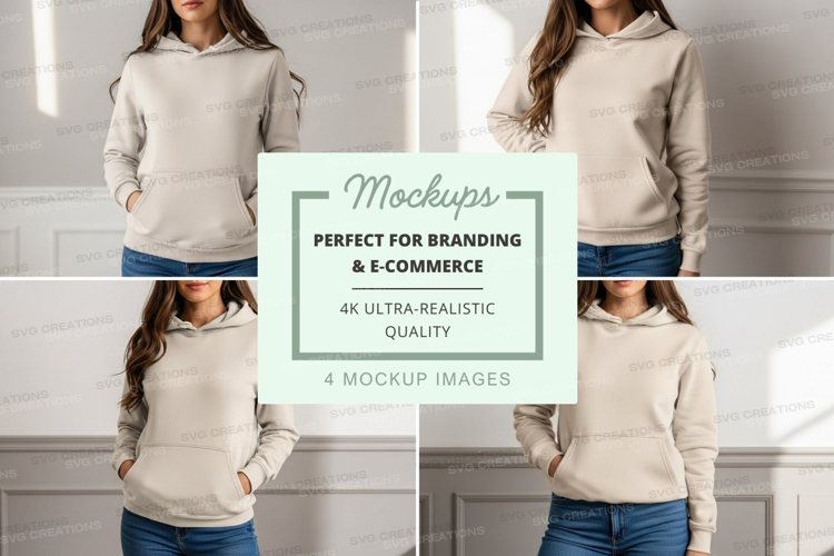 Casual hoodie mockup
