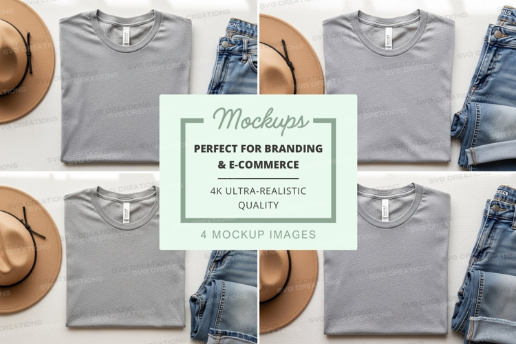 Casual outfit mockup
