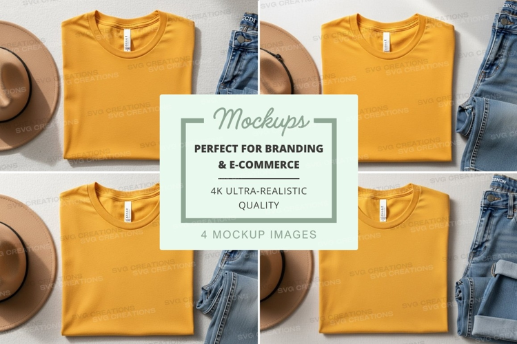 Casual outfit mockup