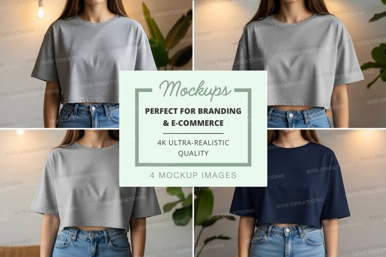 Casual t-shirt mockup example image 1