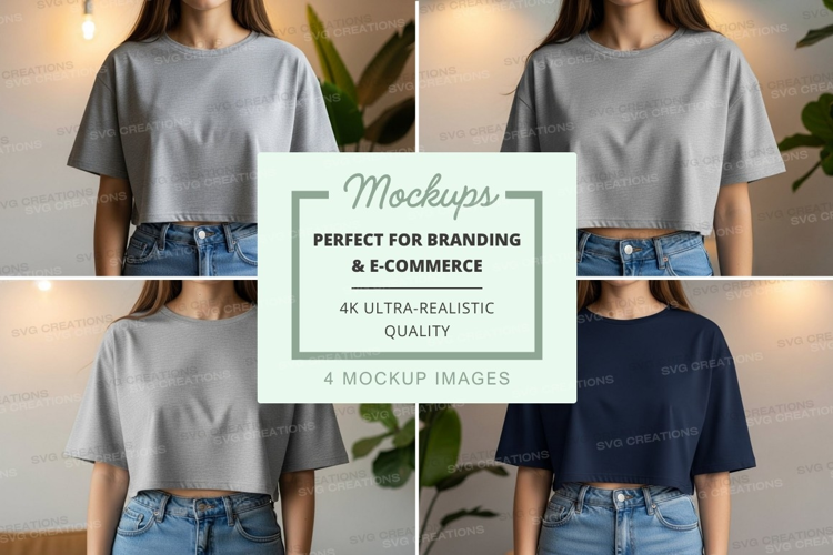 Casual t-shirt mockup