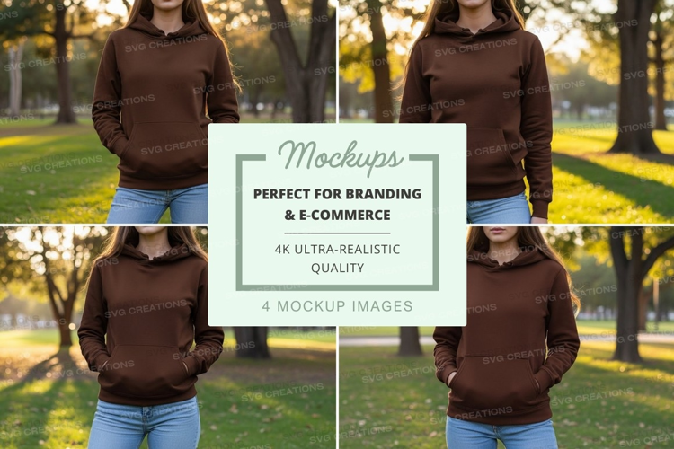 Autumn hoodie mockup