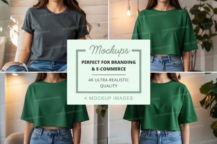 Casual t-shirt mockup