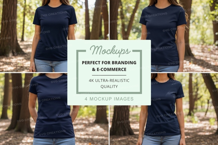 Forest t-shirt mockup