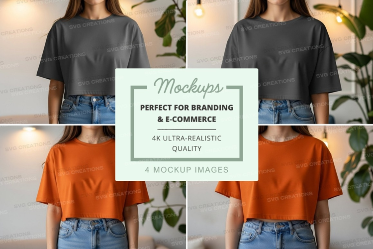 Casual t-shirt mockup