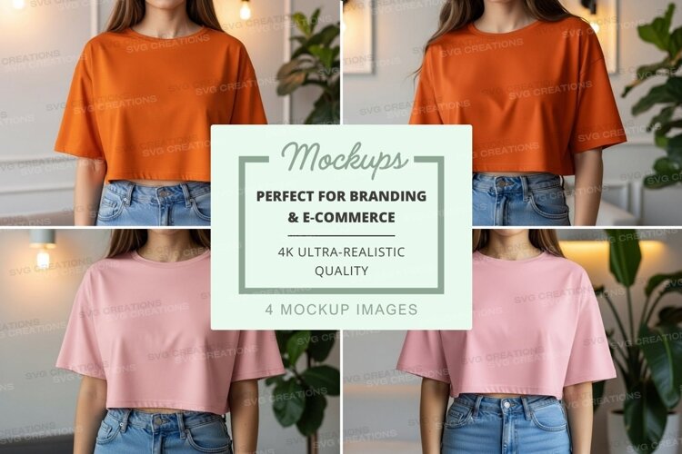 Casual t-shirt mockup example image 1