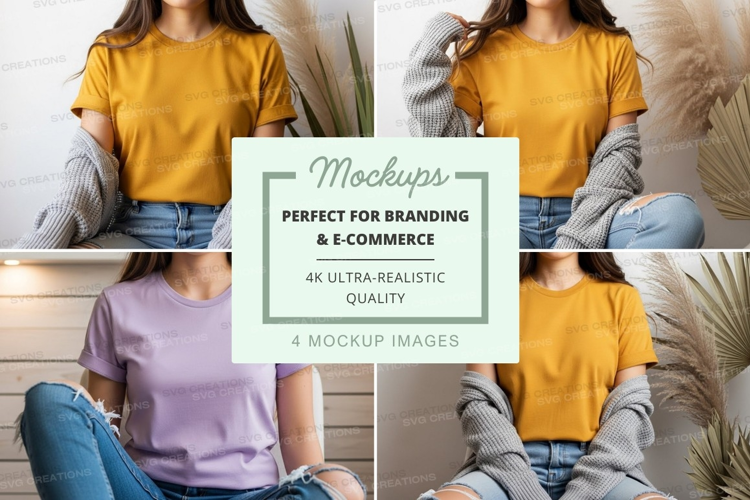 Casual comfort mockup