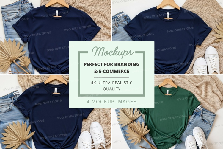 Casual t-shirts display