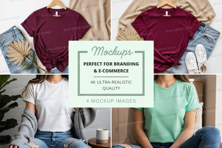Casual summer fashion mockup