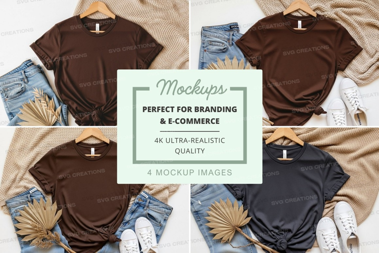 Casual outfit mockup