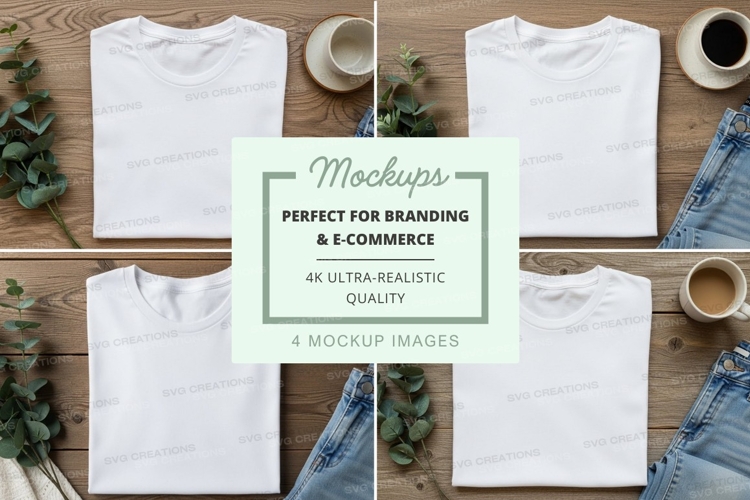 Minimalist t-shirt mockup example image 1
