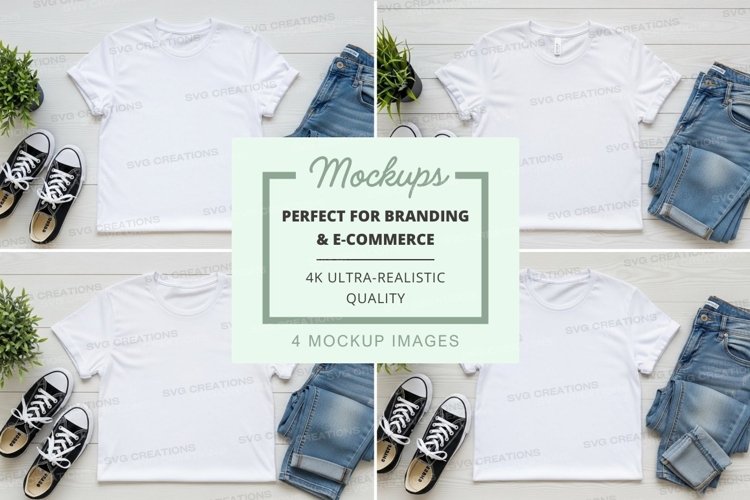 Black Tshirt Mockup Image 5