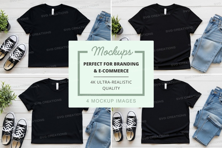 Casual outfit mockup