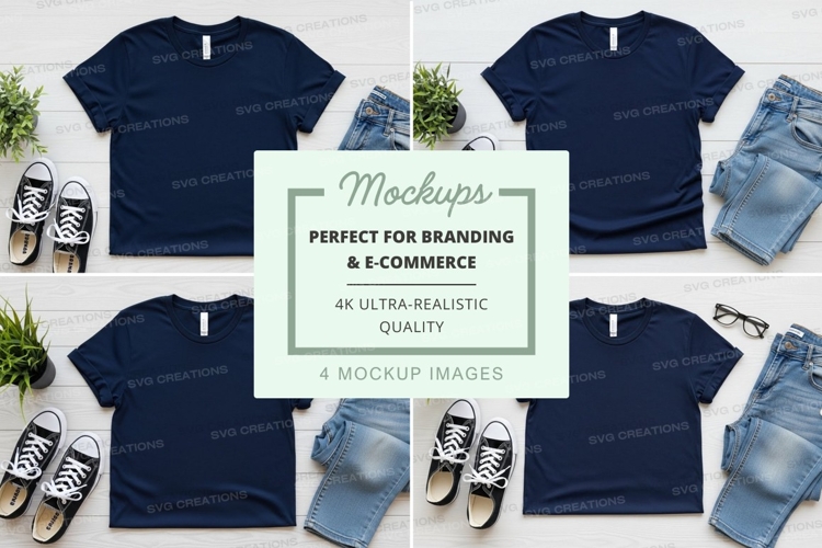 Casual outfit mockup