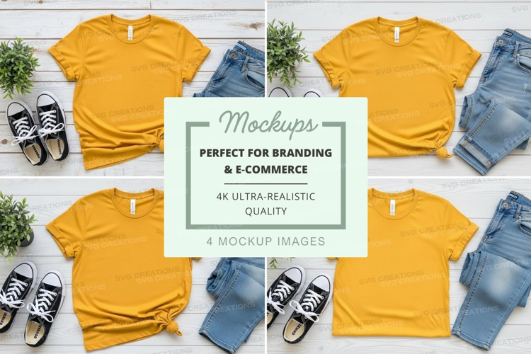 Casual outfit mockup