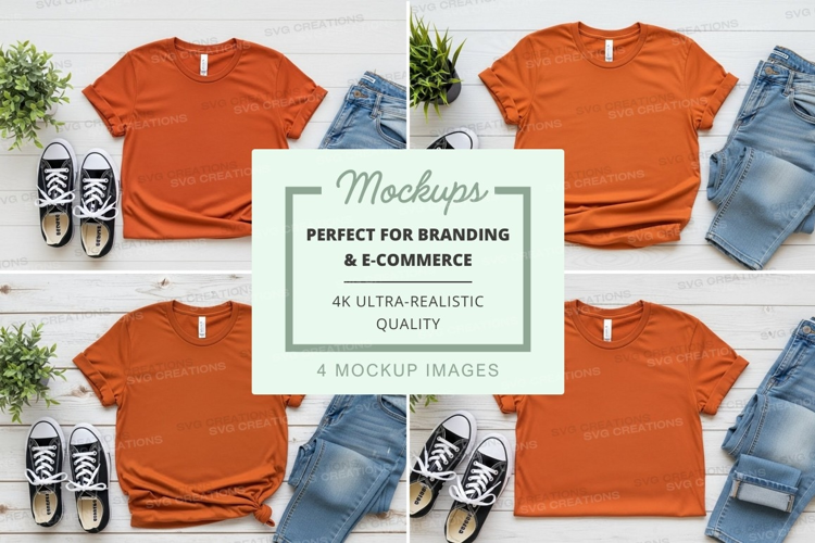 Casual outfit mockup