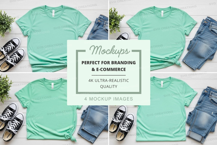 Casual summer outfit mockup