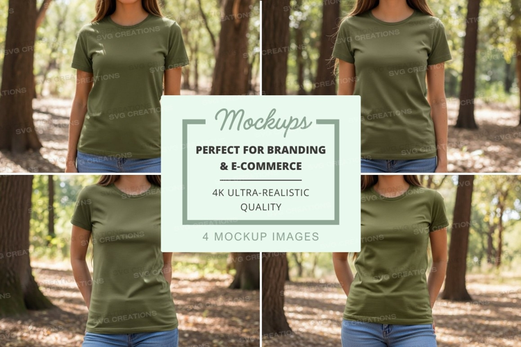 Forest t-shirt mockup