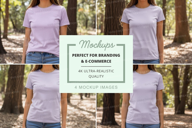 Forest t-shirt mockup