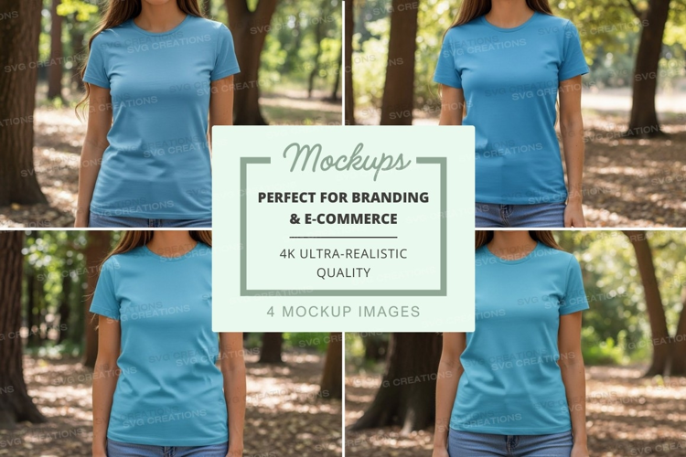 Forest t-shirt mockup