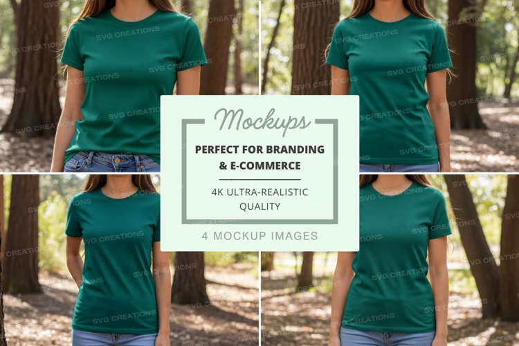 Forest t-shirt mockup