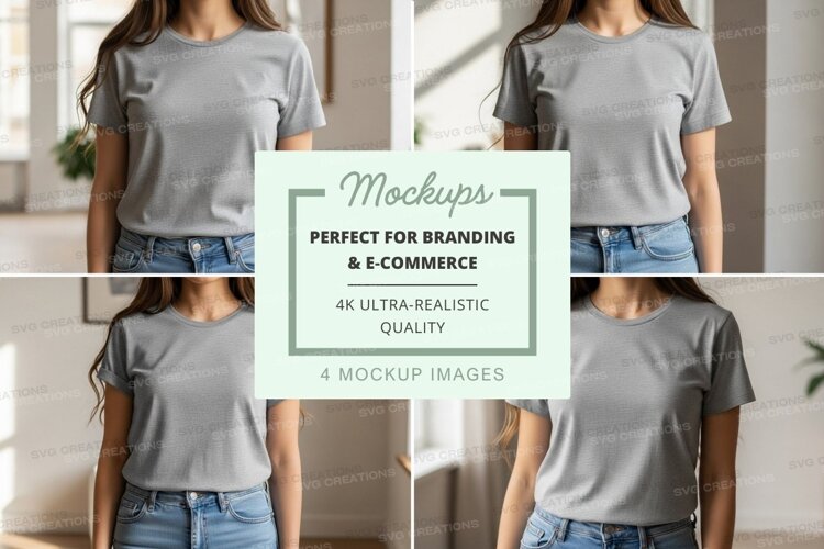 Blank t-shirt mockup example image 1