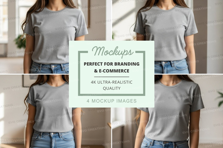 Blank t-shirt mockup