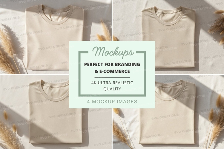 Minimalist t-shirt mockup example image 1