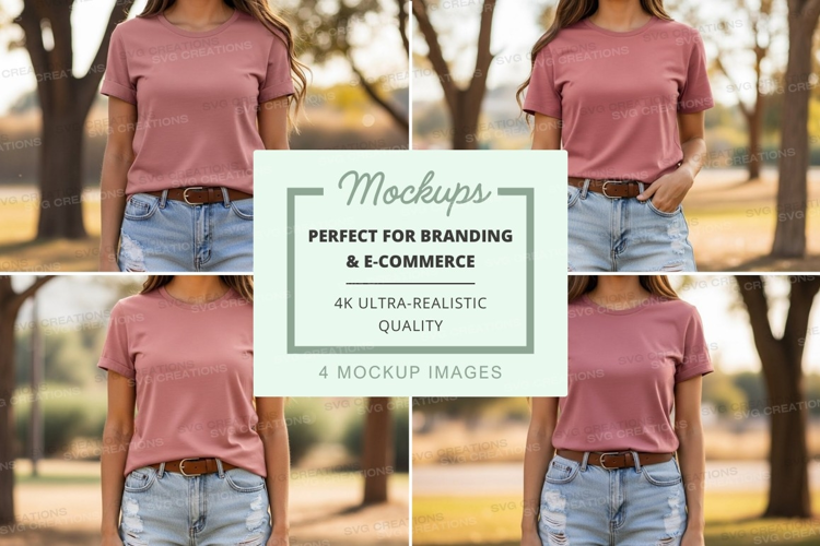 Casual outdoor fashion mockup