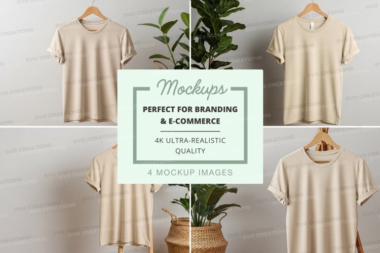 Minimalist t-shirt display example image 1
