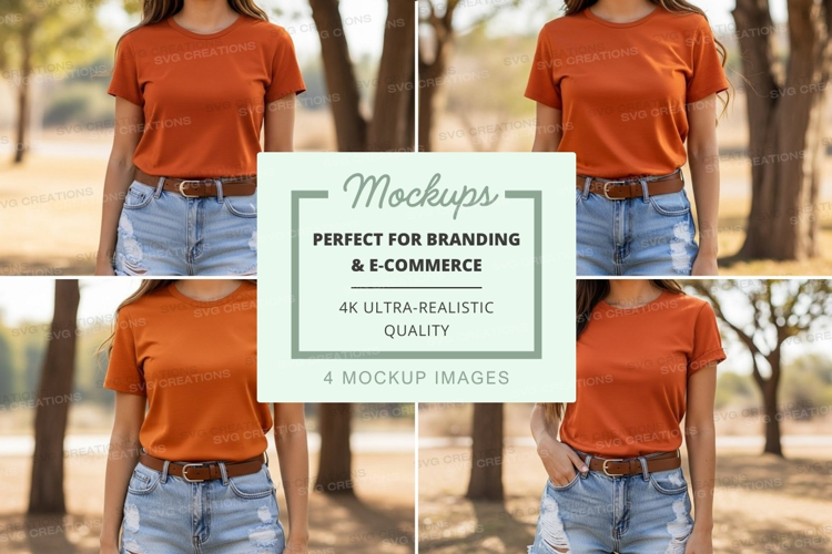 Casual outdoor fashion mockup