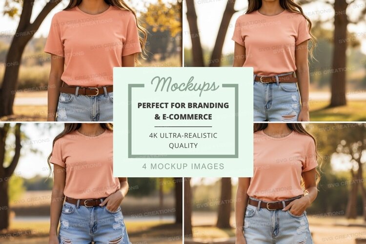 Casual summer outfit with denim shorts and t-shirt example image 1