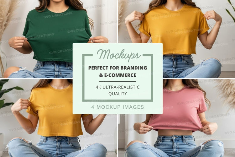 Casual t-shirts mockup