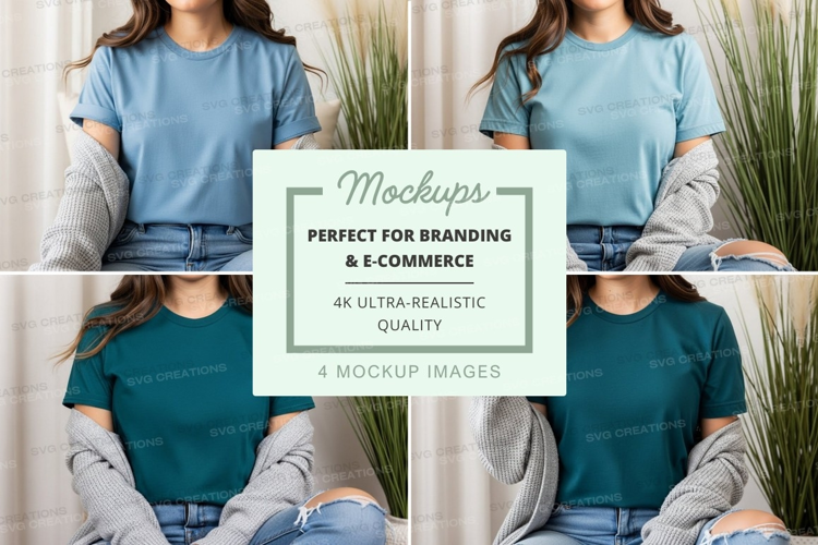 Casual outfit mockup