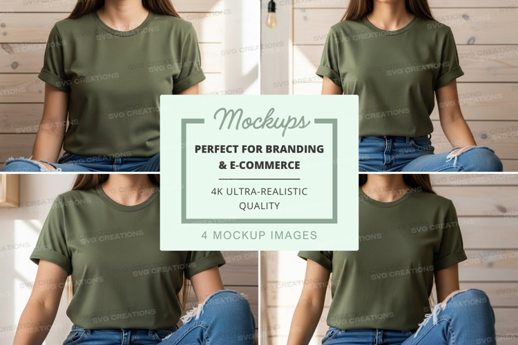 Casual outfit mockup