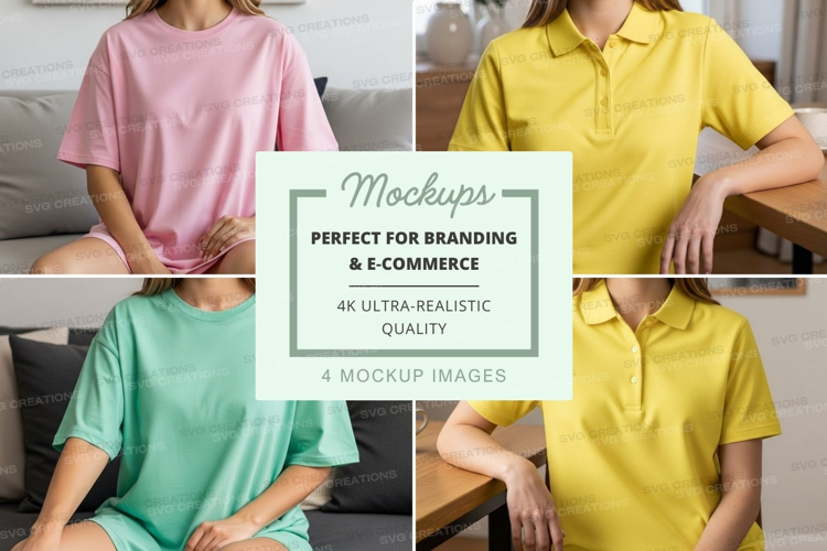Casual group mockup
