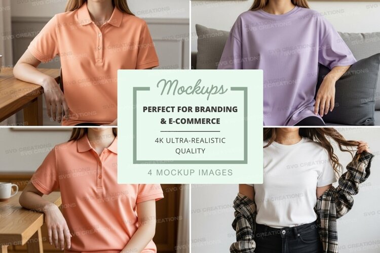 Casual t-shirt mockup example image 1