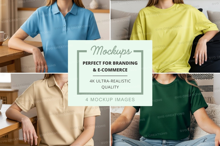 Casual group mockup