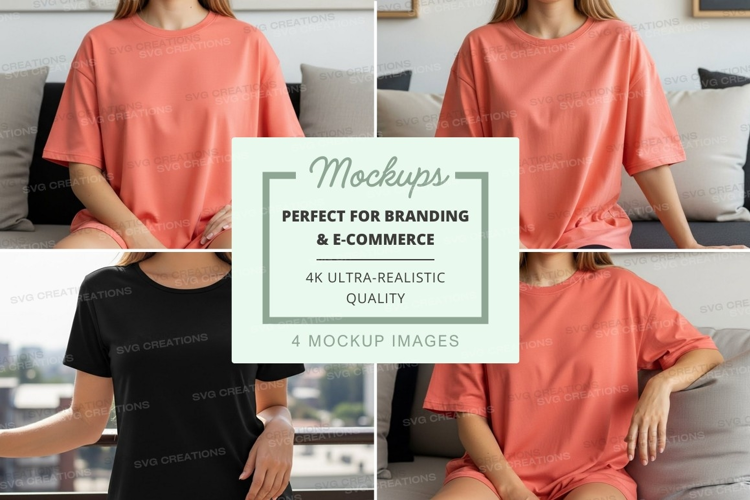 Casual t-shirts mockup