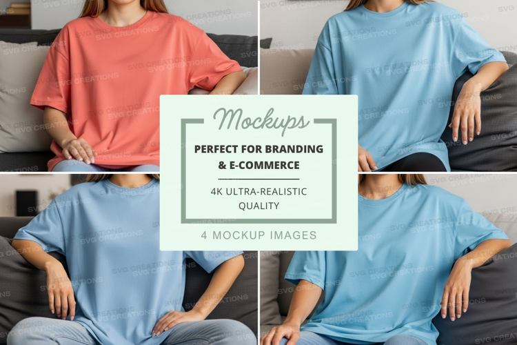Casual t-shirts mockup