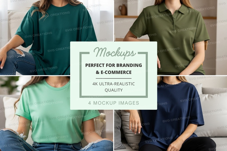 Casual t-shirts mockup