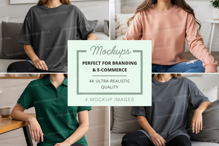 Casual t-shirts mockup
