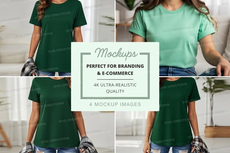 Casual t-shirt mockup example image 1
