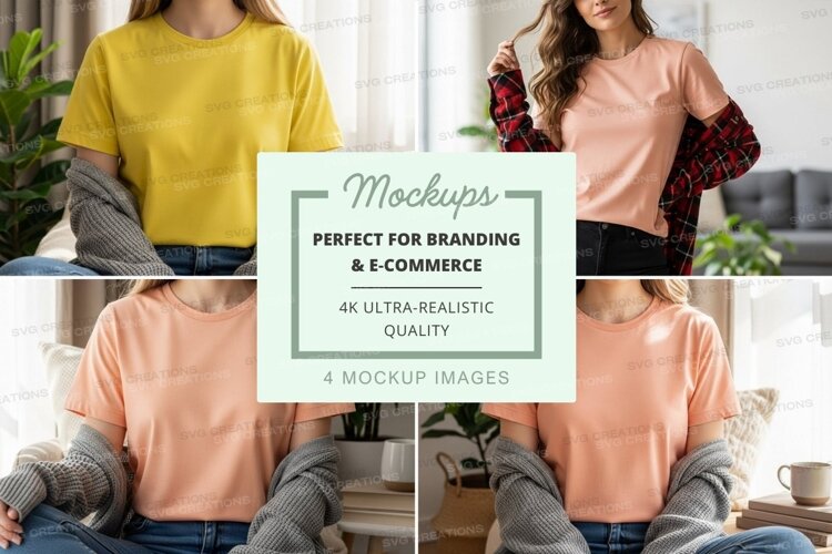 Casual living room mockup example image 1