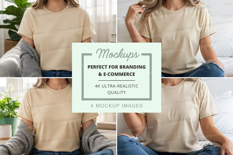 Casual outfit mockup